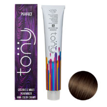 رنگ مو تونی سری شکلاتی شماره 5.77 حجم 100 میلی لیتر رنگ قهوه ای شکلاتی روشن