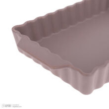 سینی سرامیکی بومی مدل لازانیا مستطیل مات