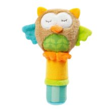 جغجغه طرح سوسیسی مدل JJOVCE baby owl
