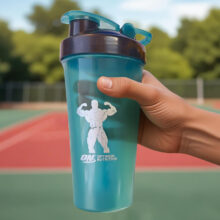 شیکر ورزشی مدل درب فشاری 0010 گنجایش 0.7 لیتر