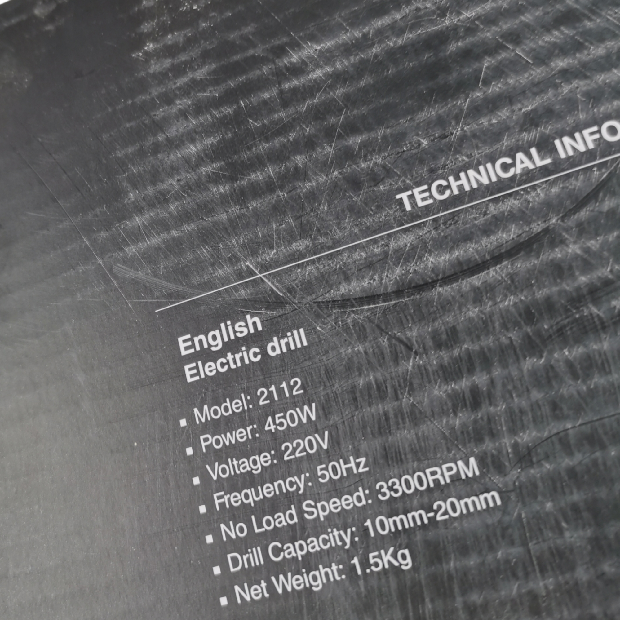 دریل رونیکس مدل 2112