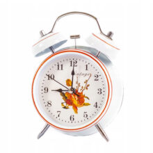 ساعت رومیزی عقربه‌ای مدل گلدار