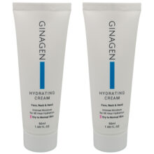 کرم آبرسان دست و صورت و گردن ژیناژن مدل HC مناسب برای پوست‌های معمولی تا خشک حجم 50 میلی‌لیتر مجموعه دو عددی