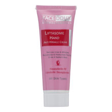 کرم ضد چروک دست فیس دوکس سری Liftasome مدل Happybelle PE مناسب انواع پوست حجم ۵۰ میلی لیتر