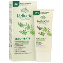 ژل مرطوب کننده صورت و بدن رفلکتا مدل Sebo Verte مناسب برای پوست های چرب و مختلط حجم 40 میلی لیتر