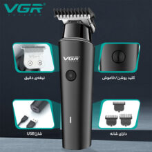ماشین اصلاح موی سر و صورت وی جی ار مدل professional V00933