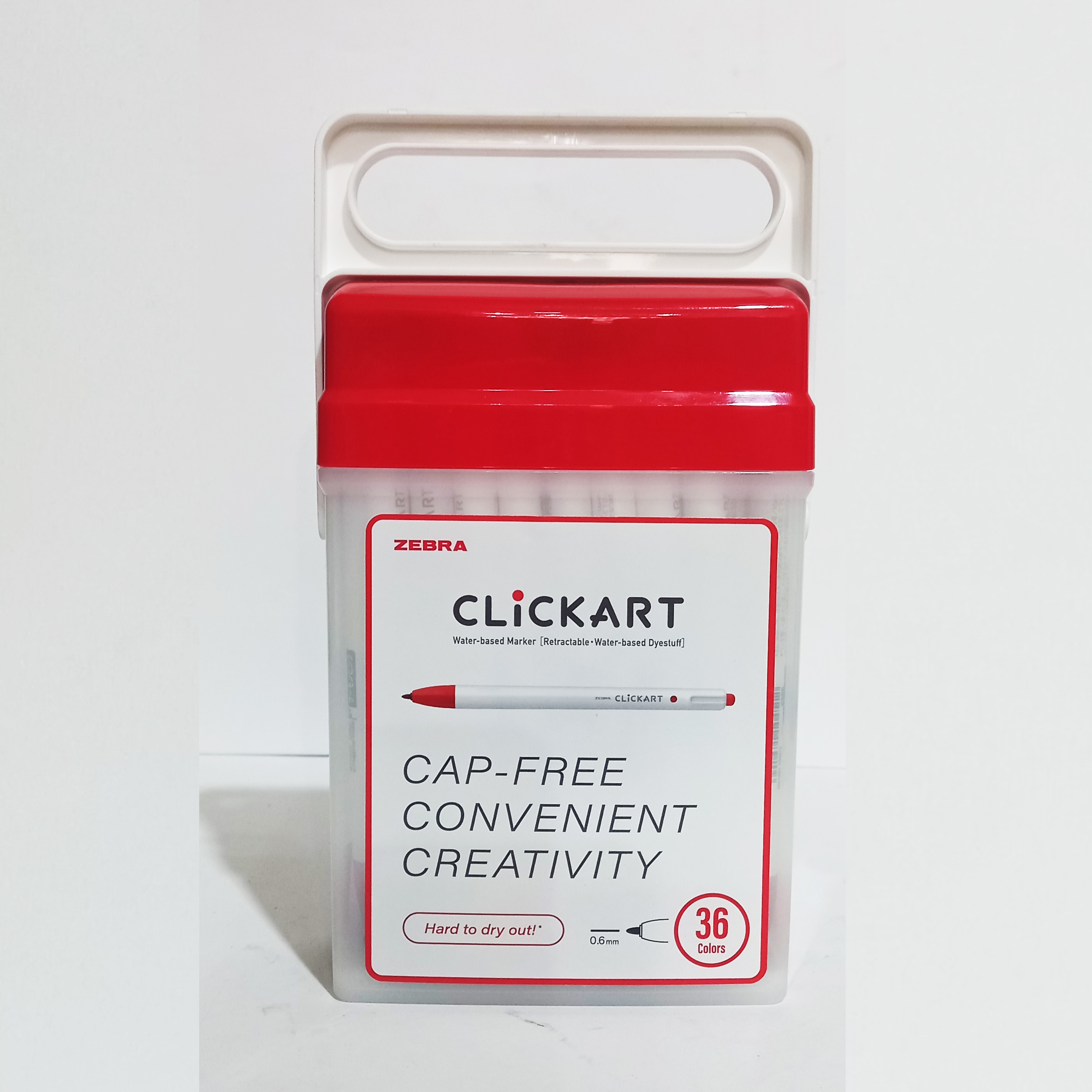 ماژیک زبرا مدل CLICKART مجموعه 36 عددی