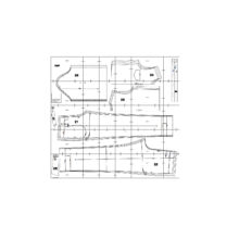 الگو خیاطی سرهمی اورال شلوارک کد 1015 سایز 34 تا 42 متد مولر