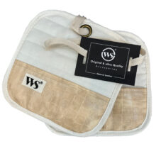 دستگیره قابلمه دبلیو اس مدل چرم نچرال کد RM0086 مجموعه دو عددی