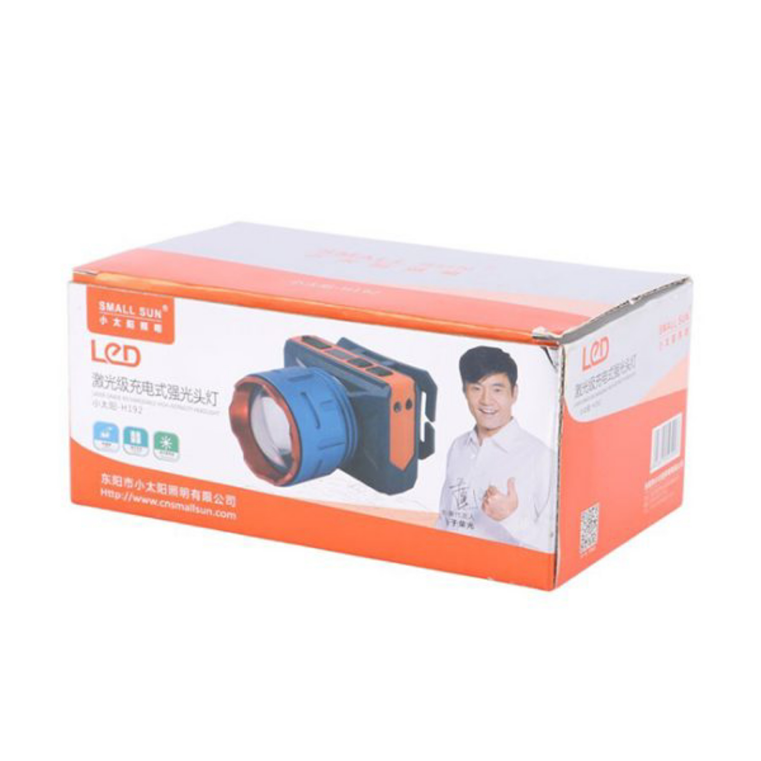 چراغ پیشانی اسمال سان مدل zy-192 با نور مهتابی