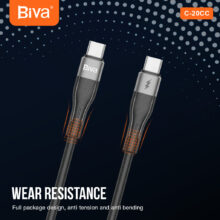 کابل تبدیل USB به USB-C بیوا مدل C-20CC طول 2 متر