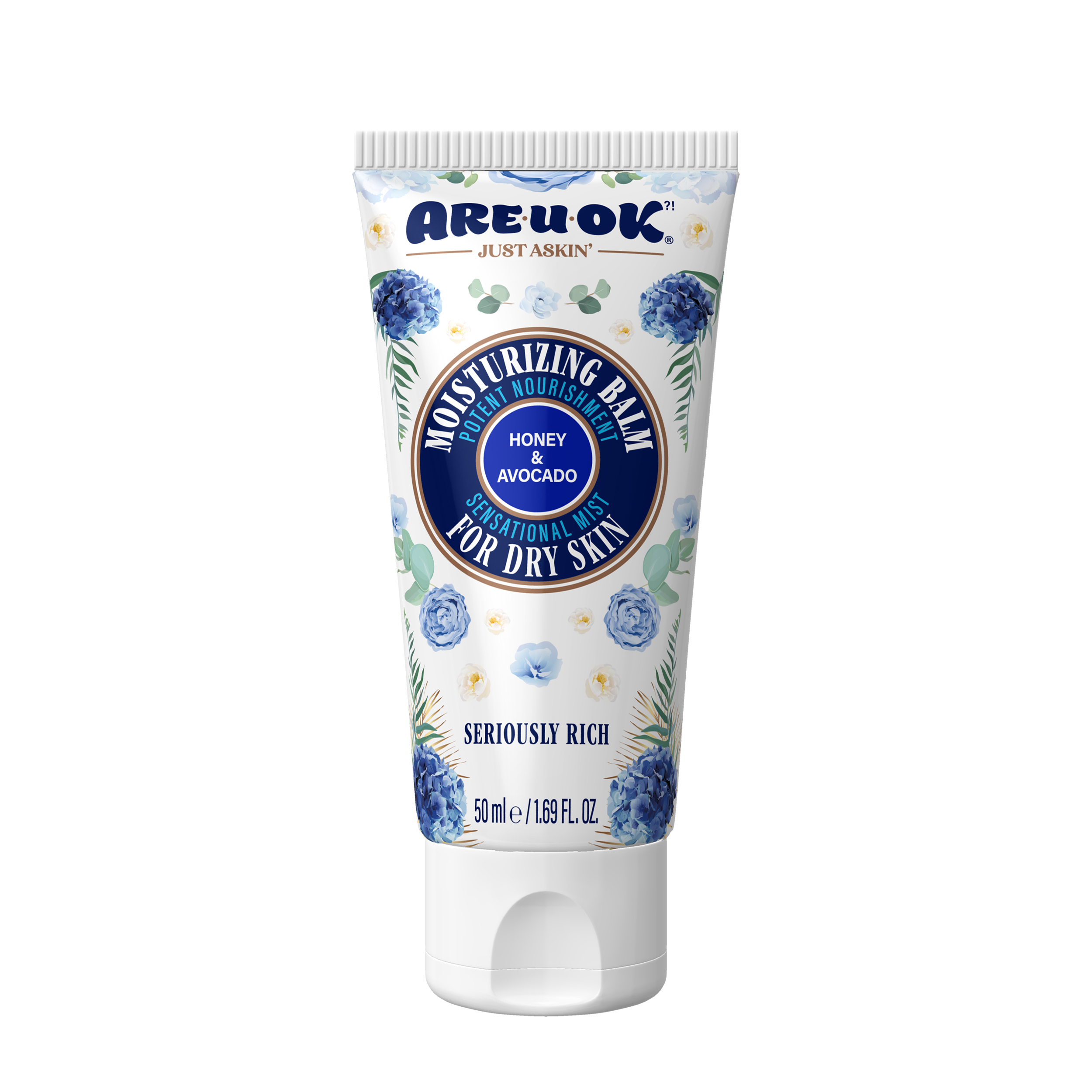 بالم مرطوب‌کننده آر یو اوکی مدل honey and avocado حجم 50 میلی‌لیتر