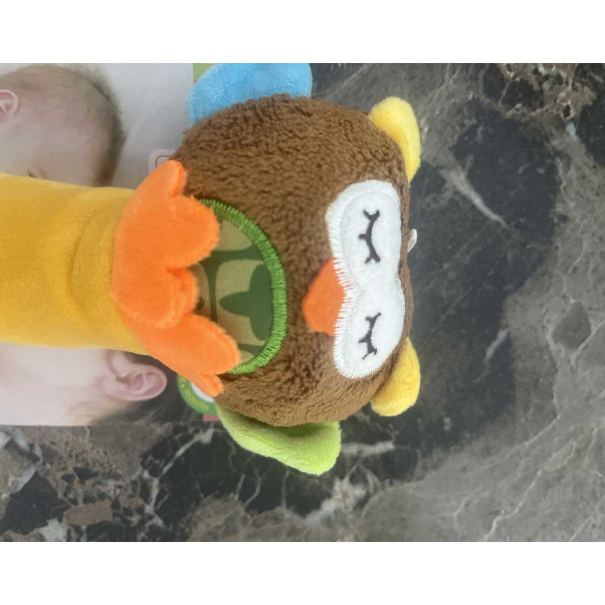 جغجغه طرح سوسیسی مدل JJOVCE baby owl