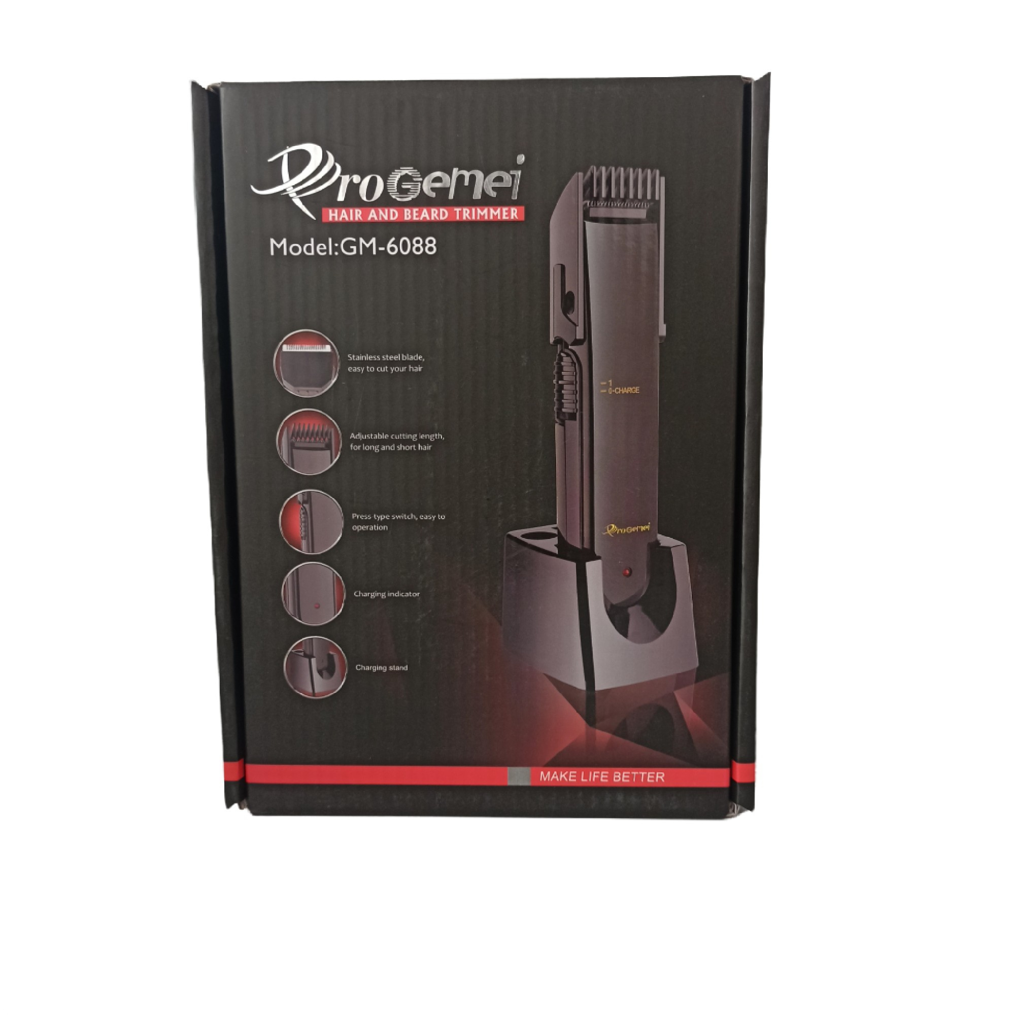 ماشین اصلاح موی سر و صورت پروجیمی مدل GM-6088