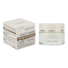 کرم ضد چروک صورت شب اولاین مدل Omega 3 مناسب برای انواع پوست حجم 50 میلی لیتر