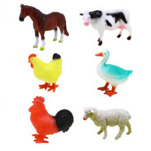 فیگور مدل حیوانات اهلی مزرعه  کد 0291 مجموعه 6 عددی