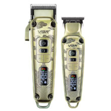 ماشین اصلاح موی سر و صورت وی جی ار مدل V-643+5Vadapter مجموعه دو عددی