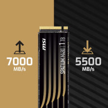 اس اس دی اینترنال ام اس آی مدل SPATIUM M480 PCIe 4.0 NVMe M.2 ظرفیت یک ترابایت