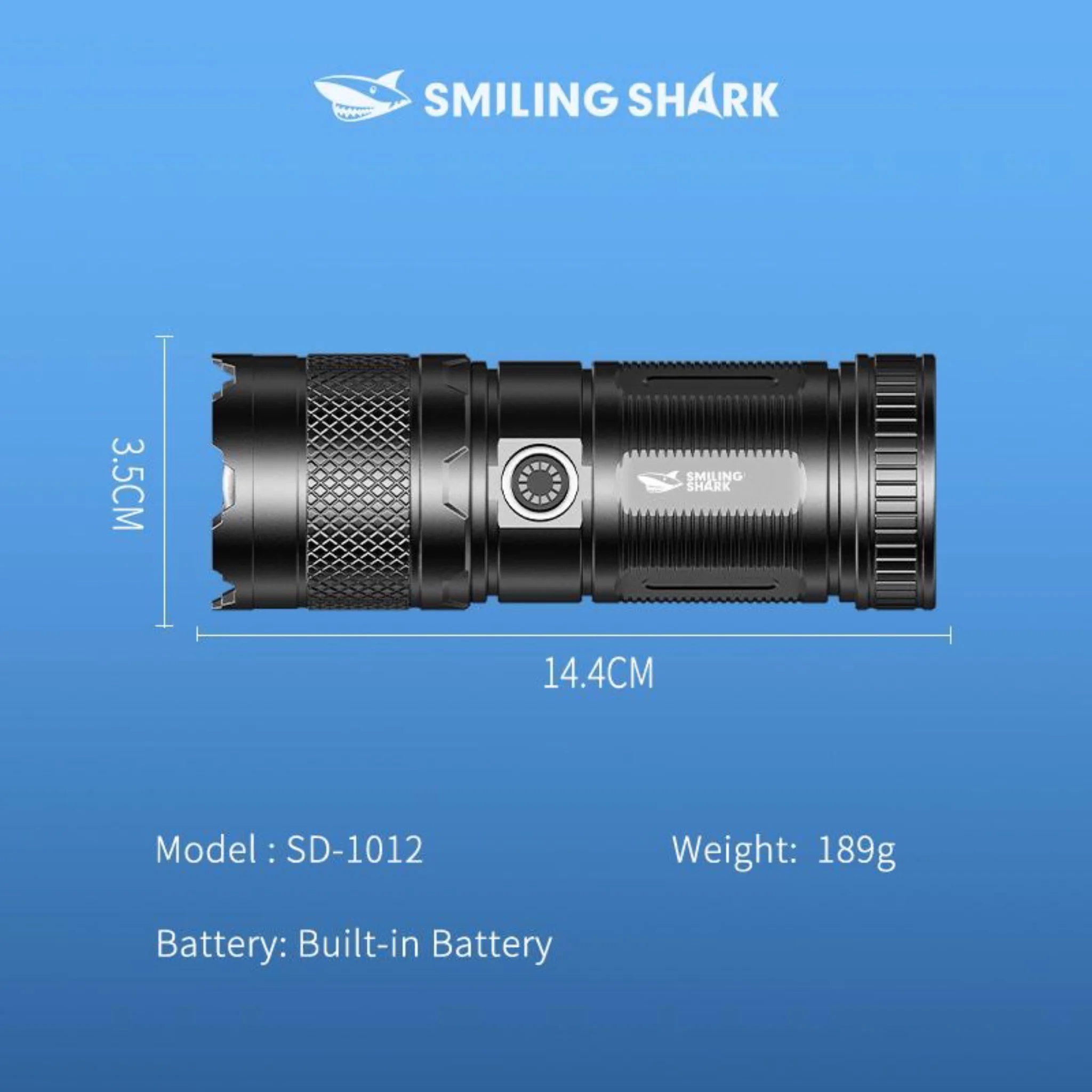 چراغ قوه اسمایلینگ شارک مدل SD-10