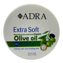 کرم مرطوب کننده دست و صورت آدرا مدل زیتون مناسب انواع پوست حجم 200 میلی لیتر
