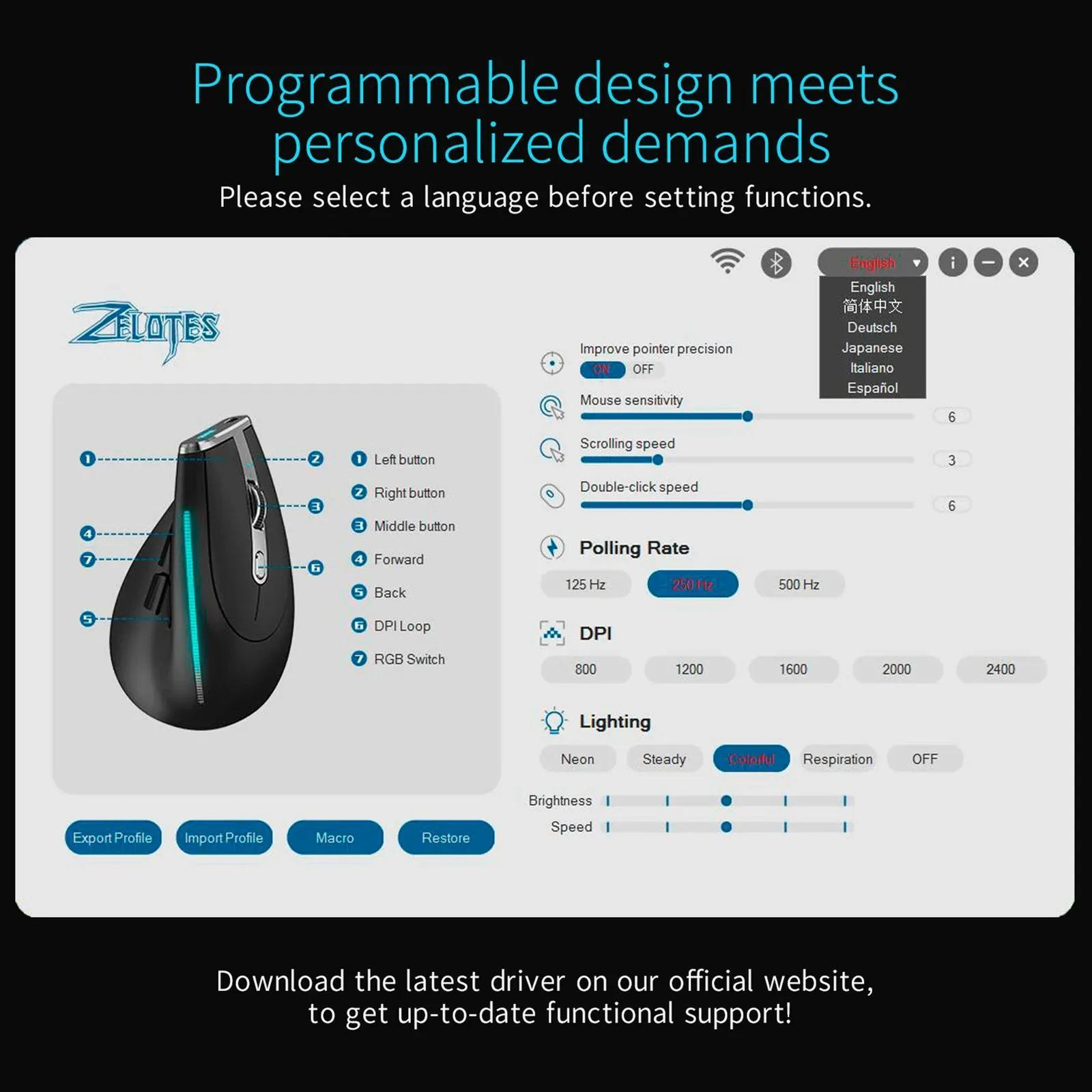 ماوس بی سیم مخصوص بازی زیلوتس مدل F36