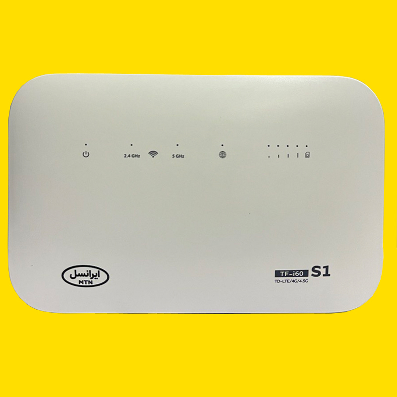 مودم  4G/TD-LTE ایرانسل مدل TF-i60 s1 به همراه سیم کارت TD-LTE و 1000گیگ اشتراک یکساله