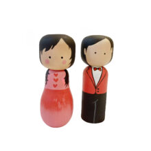 اسباب بازی مدل دختر و پسر کد WT16 مجموعه 2 عددی