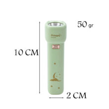 چراغ قوه دستی پرمنس مدل مهتابی 3 حالته کد 8101