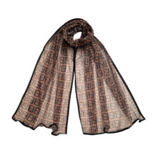 شال زنانه مدل توری طرح تابستانی فانتزی