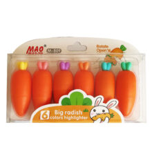 ماژیک علامت گذار مدل هویج بسته 6 عددی