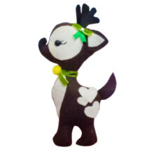 عروسک مدل گوزن کد 854 ارتفاع 22 سانتی متر