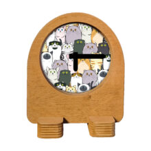 ساعت رومیزی طرح گربه کد 359