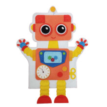 عروسک رهام پاپالو طرح ربات ارتفاع 35 سانتی متر