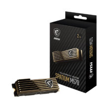 اس اس دی اینترنال ام اس آی مدل SPATIUM M570 PCIe 5.0 NVMe M.2 HS ظرفیت 2 ترابایت