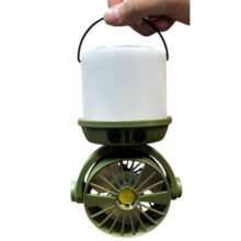 چراغ فانوسی مدل پنکه دار  کد +ER با نور آفتابی