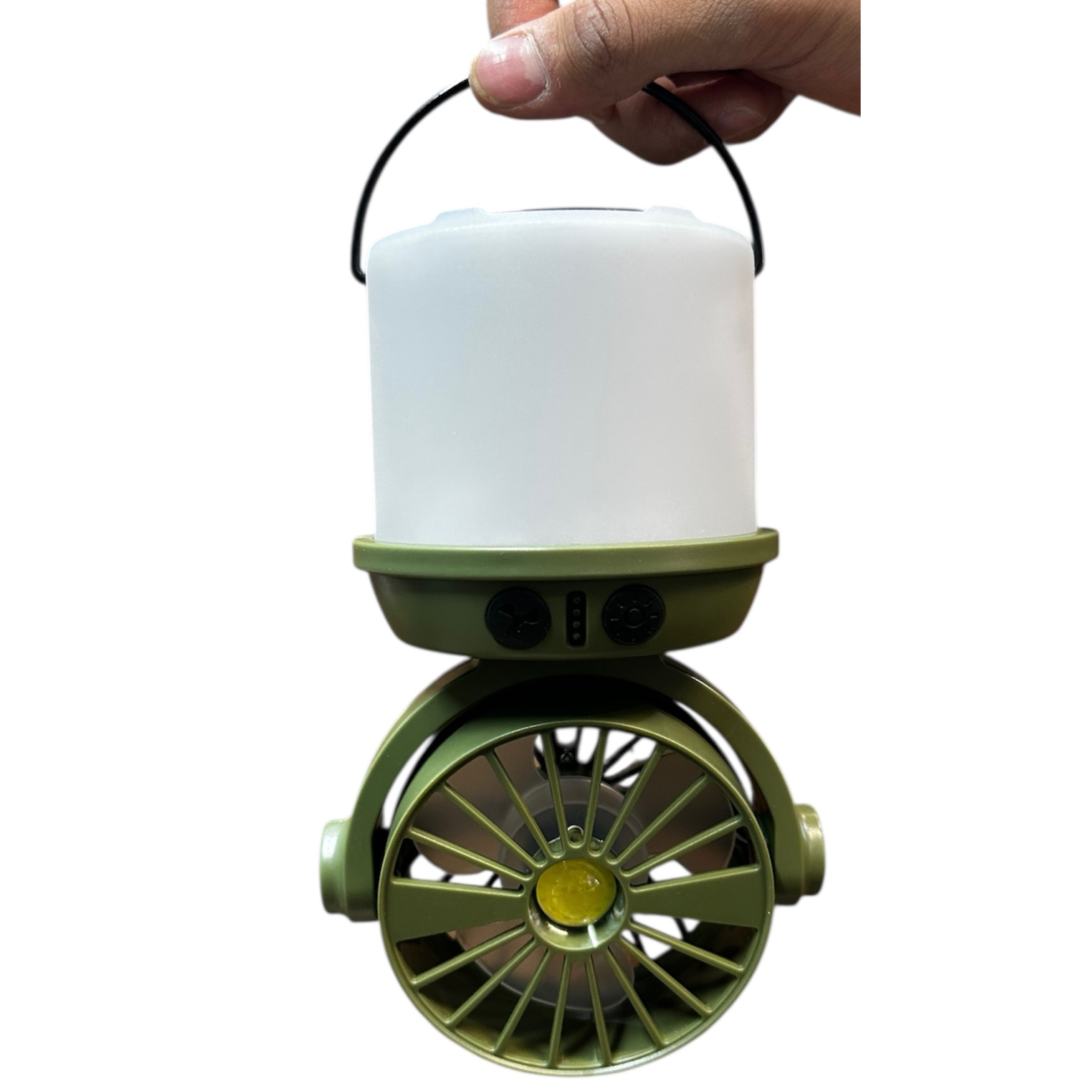 چراغ فانوسی مدل پنکه دار  کد +ER با نور آفتابی