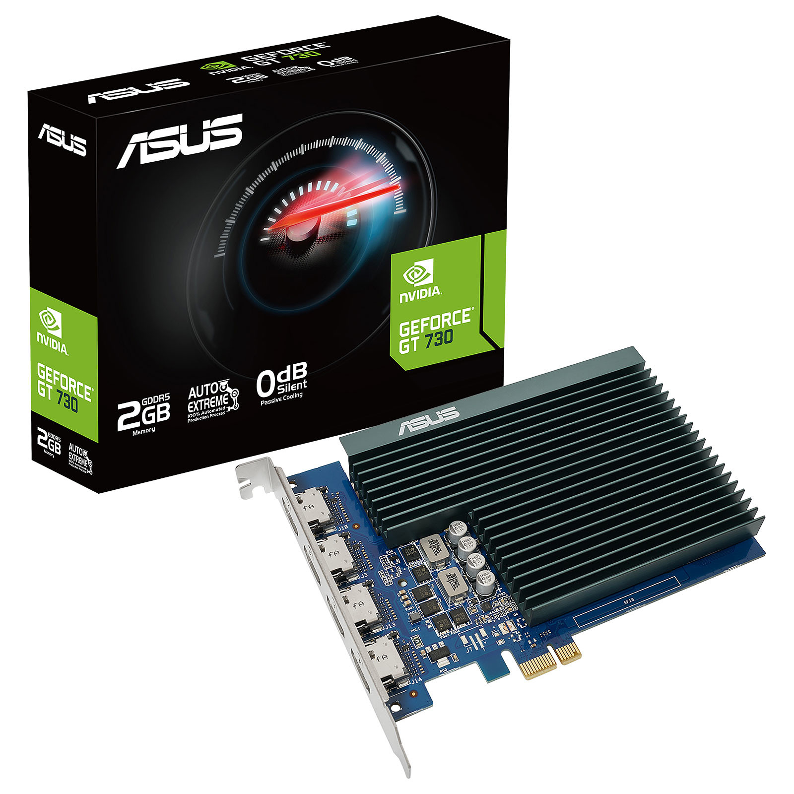 کارت گرافیک ایسوس مدل  GT730-4H-SL-2GD5