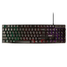 کیبورد گیمینگ بیاند مدل BK-7120، سوییچ ممبران، Full-Size، نورپردازی RGB