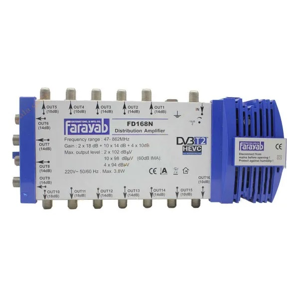 آمپلی فایر آنتن مرکزی مدل fd168+abu44