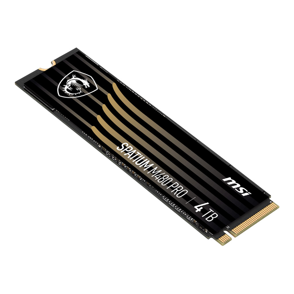 اس اس دی اینترنال ام اس آی مدل SPATIUM M480 PRO PCIe 4.0 NVMe M.2 ظرفیت 4 ترابایت