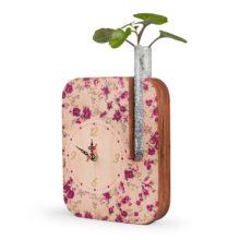 ساعت رومیزی راکورد مدل P-125A طرح گل سرخ