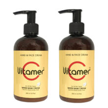 کرم آبرسان ویتامر مدل ویتامین c حجم 500 میلی لیتر مجموعه دو عددی