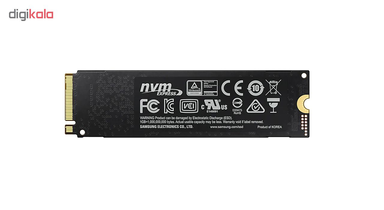 اس اس دی اینترنال سامسونگ مدل 970 EVO PLUS ظرفیت 500 گیگابایت