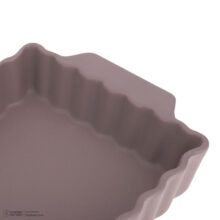 سینی سرامیکی بومی مدل لازانیا مستطیل مات