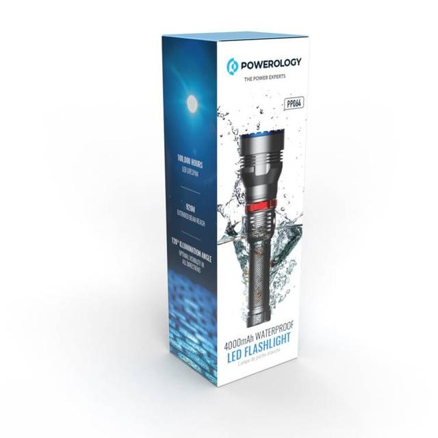 چراغ قوه پاورلوژی مدل PPBCHA64-BK