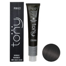 رنگ مو تونی سری طبیعی دودی شماره 4.01 حجم 100 میلی لیتر رنگ قهوه ای دودی طبیعی