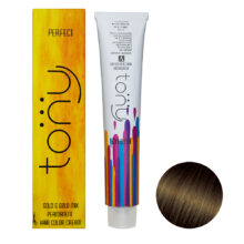 رنگ مو تونی سری طلایی شماره 5.3 حجم 100 میلی لیتر رنگ قهوه ای طلایی روشن