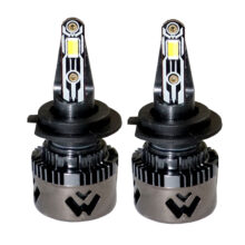 هدلایت لامپ خودرو سام مدل SM42-3colors پایه H7 بسته دو عددی