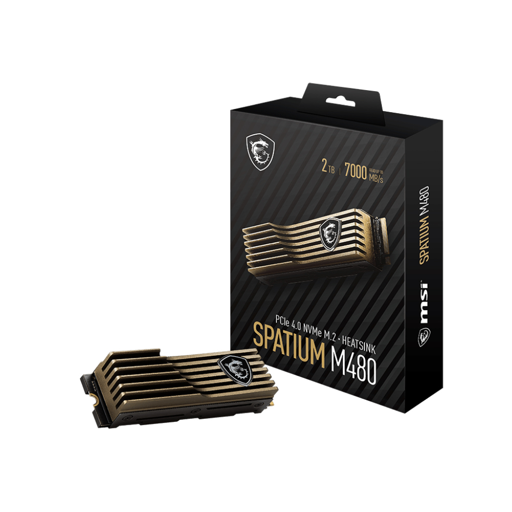 اس اس دی اینترنال ام اس آی مدل SPATIUM M480 PCIe 4.0 NVMe M.2 HS ظرفیت 2 ترابایت