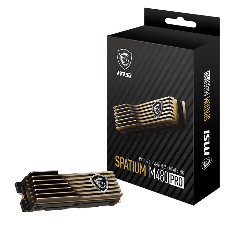اس اس دی اینترنال ام اس آی مدل SPATIUM M480 PRO PCIe 4.0 NVMe M.2 HS ظرفیت 2 ترابایت